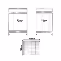 Commercial Chocolate Guitar Cutter - Wire Spacing: 23 & 89mm - Double Cut - incl. 2 Cutting Frames