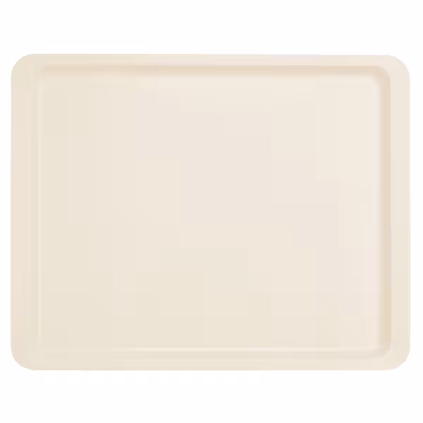 (12 komada) CAMBRO | Poliesterski Versa Pladanj - GN 1/2 - Spljošteni rubovi - Biserno bijela boja