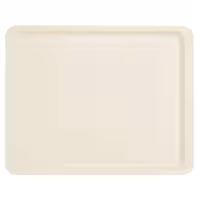 (12 komada) CAMBRO | Poliesterski Versa Pladanj - GN 1/2 - Spljošteni rubovi - Biserno bijela boja