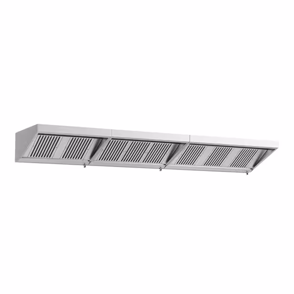 Profesionalna zidna napa - 4400 mm - labirintni filter i rasvjeta