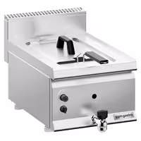 Plinski friteza – 8 litara – 6 kW – s odvodnim slavinom