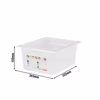 (6 komada) CAMBRO | SafeTrak – GN 1/2 polipropilenski spremnik – neprozirni – Visina: 150 mm