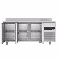 Rashladni pult PREMIUM - 1900x700 mm - 420 l - Ventilirano hlađenje - s 3 vrata - s 1 korita - Leđni podignuti rub