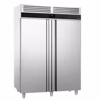 Szafa chłodnicza PREMIUM – stal nierdzewna – GN 2/1 – 1400 L – z 2 drzwiami – z izolacją 60 mm