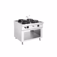 Fogão wok a gás - 60kW - 4 queimador(es) - incl. 2 torneira(s)