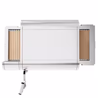 Electric Conveyor Pizza Oven - with Fireclay Stone Conveyor Belt - 1500x2500mm (59.1"x98.4") - Digital Controls - Belt width: 780mm (30.7") - up to 400°C - 200 pizzas/hour - Ø 32 cm each