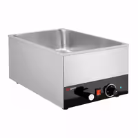 Stolna toplovodna kupka - 1,2 kW - GN 1/1 - s odvodnim ventilom