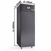 Komora za kontroliranu fermentaciju (retarder‑proofer) - Digitalno - 20x EN 600x400 mm - 605 l - za fermentaciju