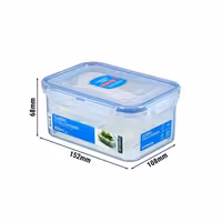 (12 komada) LOCKnLOCK | Klasična multifunkcionalna kutija – 600 ml – prozirna
