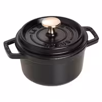 STAUB | Mini Cocotte Round Enamelled Cast Iron Casserole Dish – Ø 140 mm – Black