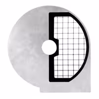 Ploče za stroj za tartlete GSA5 - Standard - kockanje 14x14 mm - Ø 220 mm - kompatibilno s GSA5 - set: kockasta rešetka 14x14 mm i disk za rezanje 14 mm; lako čišćenje; za ugostiteljske korisnike