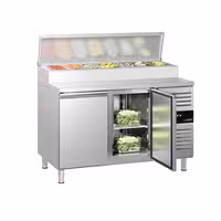 Tabella ta' Preparazzjoni PREMIUM – 1510 mm – 2 bibien – għal 8x GN 1/3