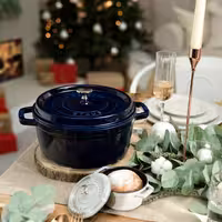 STAUB | LA COCOTTE - Cocotte - Ø 240 mm - Lijevano željezo - Tamnoplava boja