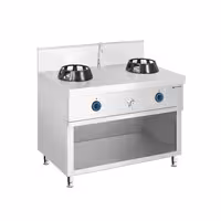 Plinski wok štednjak - 28,0 kW - 2 plamenika - uključuje 1 slavinu