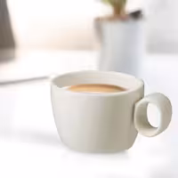 (12 adet) LUX - Kahve Fincanı Maastricht - 160ml - Elfenbein