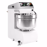 Spiralna miješalica za tijesto - 157 l / 100 kg - 2 brzine - s fiksnom posudom - 2 motora - s timerom - 400 V - za pizzu i kruh