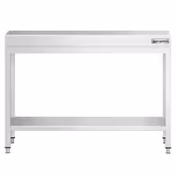طاولة عمل ستانلس ستيل PREMIUM - 1000x600mm - مع رف سفلي