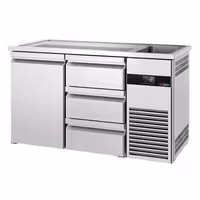 Direct Draw Beer Dispenser / Kegerator PREMIUM - 1550x700mm - 1 Solid Door & 3 Drawers