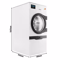 Plinska sušilica rublja s odvodom zraka - 14 kg - Elektroničko