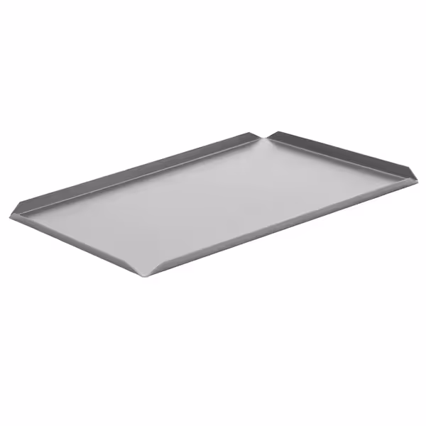 (5 buc) Tavă de servire - aluminiu anodizat - 600x150x10 mm - argintiu