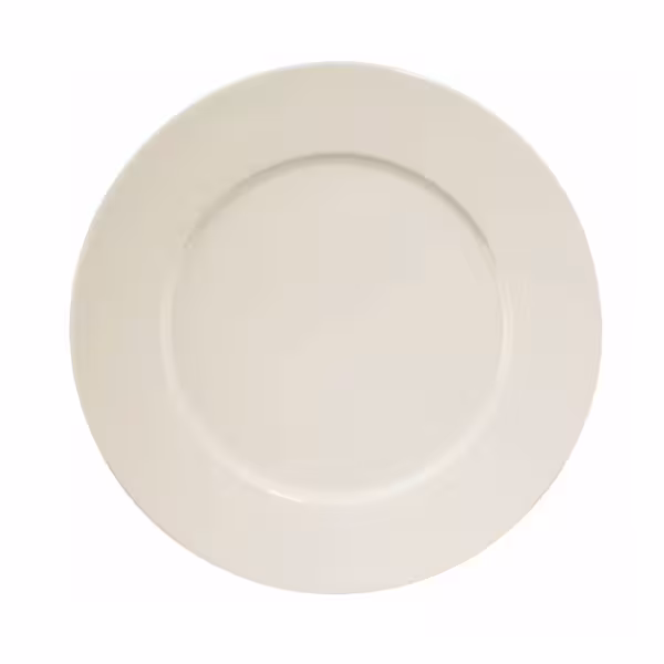 (24 adet) PERA Creme - Düz Tabak - Yuvarlak - Porselen, Ø300mm, Krem
