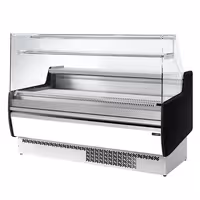 Serve Over Counter - 1622x953mm - with 2 doors - front panel white - capacity 178 litres