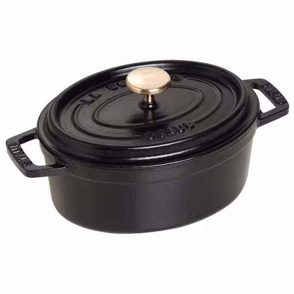 STAUB | LA COCOTTE - Cocotte - oval - 150mm - gjutjärn - svart