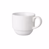 (6 adet) BUDGETLINE - Kahve Fincanı Mammoet - 200ml - Beyaz