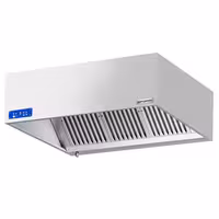 Commercial Wall-Mounted Extractor Hood with Motor – 1400mm – with Speed Controller, Baffle Filters & Lighting