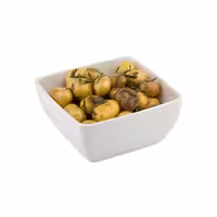 (6 adet) Kase - PURE - Melamin - 0,14L - köşeli - 90x90mm - Derinlik:40mm - Beyaz