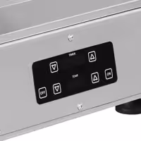 Tálcazáró gép - 750 W - Szerszám: 270x250 mm - Fóliatekercs: 245 mm