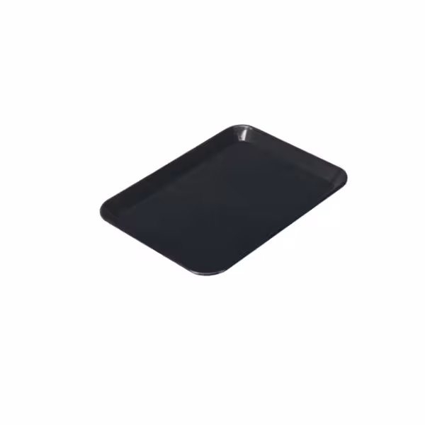 Placă de prezentare dreptunghiulară – plastic – 240 x 180 x 15 mm – negru