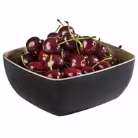 (6 adet) Gastronorm Küvet GN 1/6 - Melamin - FRIDA - 1L - köşeli - 176x162mm - Derinlik:75mm - Siyah
