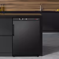 Compact Commercial Upright Fridge ECO - 115L - Single Door - Black