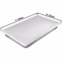 Silikonski poklopac za GN 1/1 spremnik - silikon - GN 1/1 - 5 mm; 530x325x5 mm - perivo u perilici posuđa