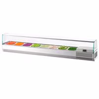 Countertop Prep Well / Refrigerated Topping Unit PREMIUM PLUS - 1976x413mm - 8x GN 1/3