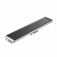 Tavă pentru produse de patiserie și prezentare – 60 x 20 cm – negru