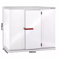 Šaldymo kamera - 2080x3310 mm - 11,82 m³ - temperatūra 0…+8 °C
