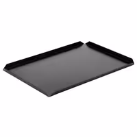 (5 kom) Prezentacijski pladanj - Aluminij - 400x150x10 mm - crna