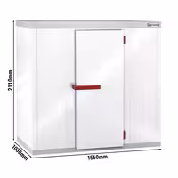 Kompaktiška šaldymo kamera - 1035x1560 mm - 2,39 m³