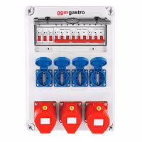 Razvodna kutija - 4x šuko 230 V, 2x CEE 16 A/400 V (5P) & 1x CEE 32 A/400 V (5P) utičnice
