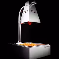 Toplinski most za grijanje hrane – infracrveni – s grijaćom svjetiljkom – 400x285 mm – 290 W – za GN 1/2