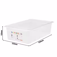 (6 komada) CAMBRO | SafeTrak – GN 1/1 polipropilenski spremnik – neprozirni – Visina: 150 mm