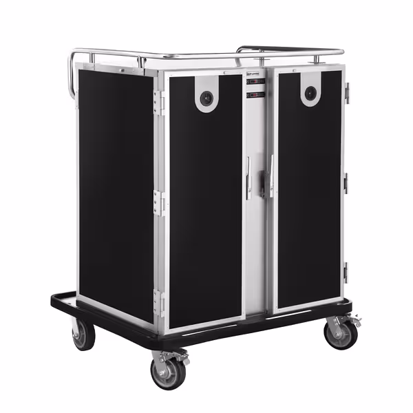 Carro caliente para banquetes - Con calefacción - 426 litros - para 24 bandejas GN 1/1