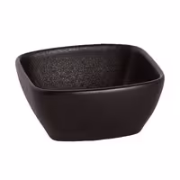 (8 pcs) Bowl - Universe - Porcelain - 125ml - square - 80x80mm - Black