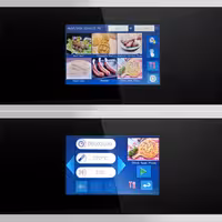 Commercial High Speed Oven - Touchscreen - 3.5kW - Stainless Steel - Ventless - incl. Pizza Tray, Mesh Basket, Non-stick Baking Tray | 80% Faster Cooking