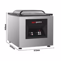 Chamber Vacuum Sealer - 10m³/h - 600W - Digital - Benchtop