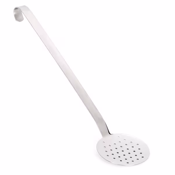 Paletă perforată - Ø 100 mm - Lungime mâner: 320 mm - oțel inoxidabil