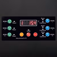 Commercial Slush Machine – 3 x 12 litres – 1.1 kW – digital