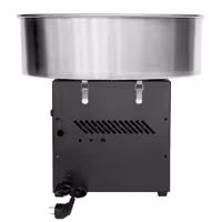 Tezgah Üstü Pamuk Şeker Makinesi - Ø520mm - 950W - Siyah